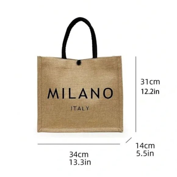 Milano Italy Tote and Pouch 2 Pieces NWT NWT - Picture 5 of 6